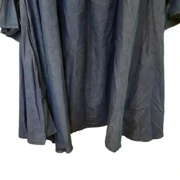 Step in Style Women's Dark Wash Cotton/Poly Denim Dress NEW - Picture 9 of 13